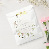 Zachte Waterverf van de Beemdweide Floral Wreath W Bedankzakje (Gezegeld)