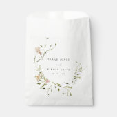 Zachte Waterverf van de Beemdweide Floral Wreath W Bedankzakje (Voorkant)