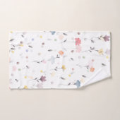 Zachte Waterverf Vloerpatroon wit Bad Handdoek (Handdoek)