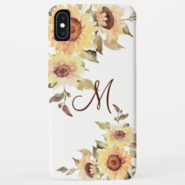 Zachte Waterverf Zonnebloemen en Greenery Case-Mate iPhone Case