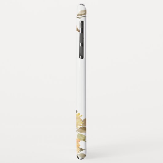 Zachte Waterverf Zonnebloemen en Greenery Case-Mate iPhone Case (Achterkant/links)