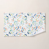 Zachte Waterverven Botanische afbeelding Bad Handdoek (Handdoek)