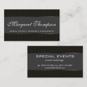 Zachte Weave Patroon Visitekaartje (Voorkant / Achterkant)