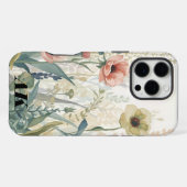 Zachte Weide Impressie – Waterverf Botanische Muur iPhone Hoesje (Achterkant horizontaal)
