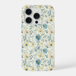 Zachte Weide Madeliefje Waterverf iPhone 15 Pro Case