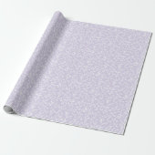 Zachte Weide Neutraal - Stof Lavendel Cadeaupapier (Uitgerold)