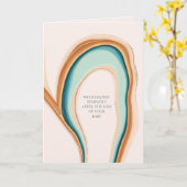 Zachte wervelkolom verlies van Baby sympathie Kaart (Gele Bloem)