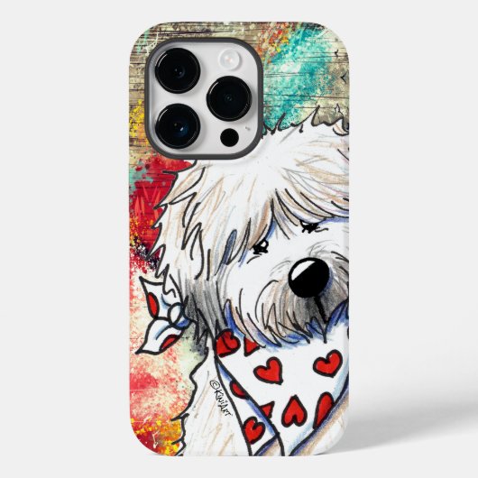 Zachte Wheaten iPhone Hoesje (Achterkant)