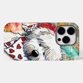 Zachte Wheaten iPhone Hoesje (Achterkant (horizontaal))