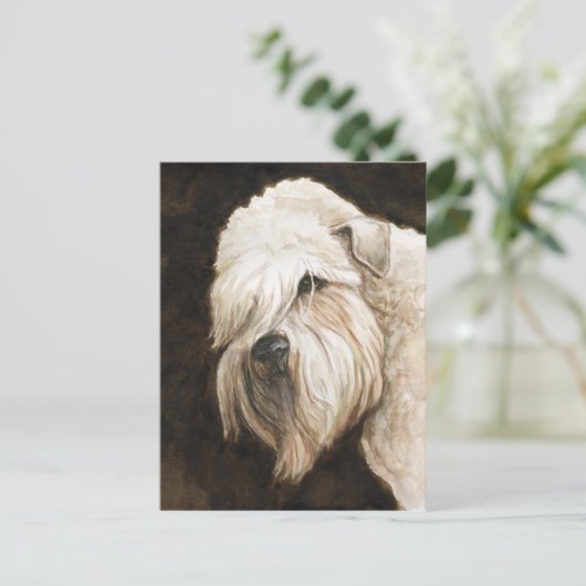 Zachte Wiektewieldop voor trekkend papier Briefkaart (Staand voorkant)