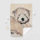 Zachte wielschilderende schilderkunst met wieltjes golfhanddoek (Insitu)