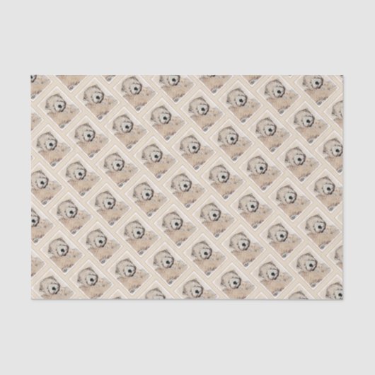 Zachte wielschilderende schilderkunst met wieltjes tissuepapier (Voorkant)