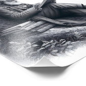 Zachte Wijsheid: Ouderen Man lezen onder een boom Foto Afdruk (Hoek)