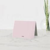 Zachte Wildflower Meadow Daydreams Bedankkaart (Achterkant)