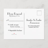 Zachte Wildflower Meadow Daydreams Uitnodiging Briefkaart (Achterkant)