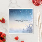 Zachte Winter Droom Bruiloft Servetten (Insitu)