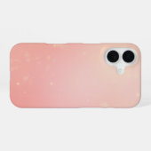 Zachte Winter Glow iPhone Case 16 Hoesje (Achterkant horizontaal)