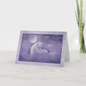 Zachte winter Polar Beer vakantie Kaart (Voorkant)