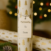 Zachte Winterdennen Cadeaubijlage Cadeaulabel