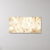 Zachte witte bloemen canvas afdruk (Voorkant)
