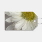 Zachte Witte Dagen over Grijze Labels voor het huw Cadeaulabel (Voorkant (Horizontaal))