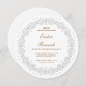 Zachte witte hars, lente-ester tak kaart (Voorkant / Achterkant)