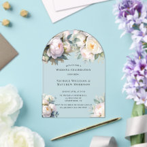 Zachte Witte Pioen met Eucalyptus Bruiloft