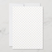 Zachte witte script doop foto ontwerp kaart (Achterkant)