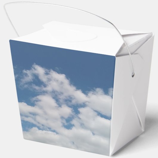 Zachte witte Squidgy wolk Bedankdoosjes (Achterkant)