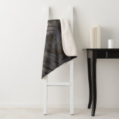 Zachte Witte Tijger Sherpa Deken – Comfort & Rust (In situ)