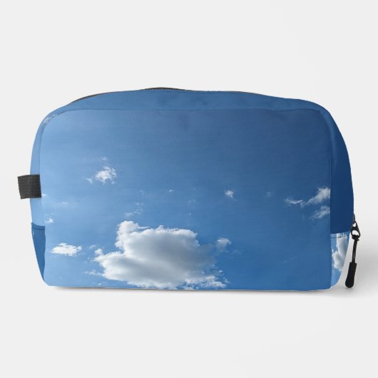 Zachte witte wolk toilettasje (Voorkant)