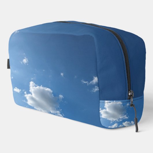 Zachte witte wolk toilettasje (Rechterhoek)