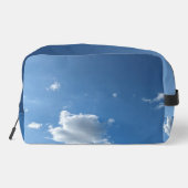 Zachte witte wolk toilettasje (Achterkant)