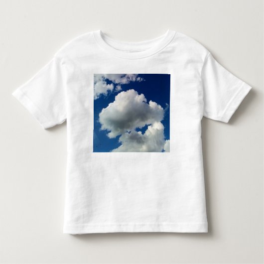 Zachte witte wolken kinder shirts (Voorkant)