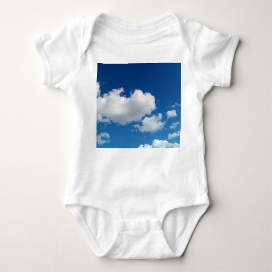 Zachte witte wolken romper (Voorkant)