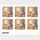 Zachte Wolf Ontbijt Sticker (Vel)