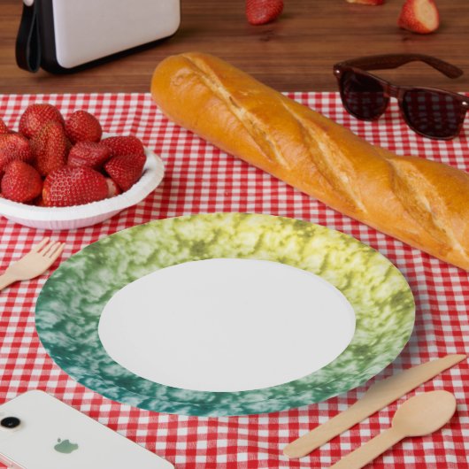 Zachte wolken 1 papieren bordje (Picknick)