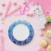 Zachte wolken 7 papieren bordje (Feest)