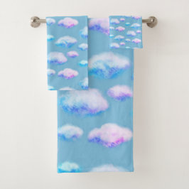 Zachte wolken bad handdoek