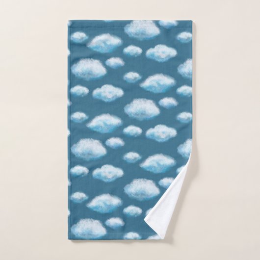 Zachte wolken bad handdoek (Handdoek)