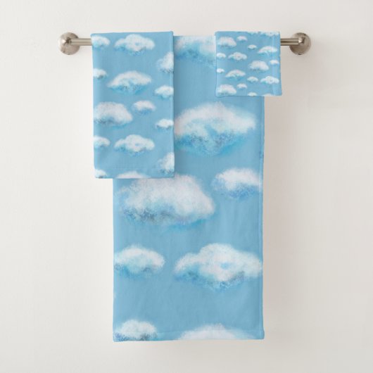 Zachte wolken bad handdoek (Insitu)