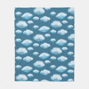 Zachte wolken fleece deken