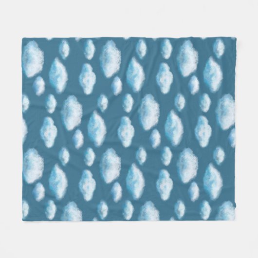 Zachte wolken fleece deken (Voorkant (Horizontaal))