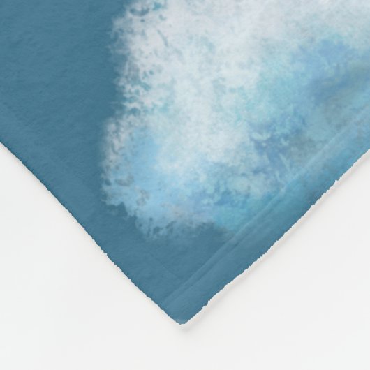 Zachte wolken fleece deken (Hoek)