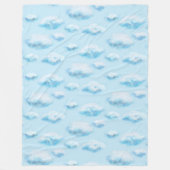 Zachte wolken  fleece deken (Voorkant)