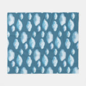 Zachte wolken  fleece deken (Voorkant (Horizontaal))