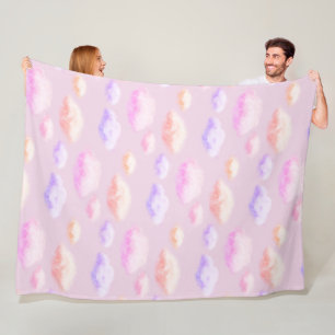 Zachte wolken fleece deken