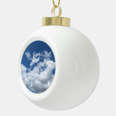 Zachte wolken keramische bal ornament (Rechts)