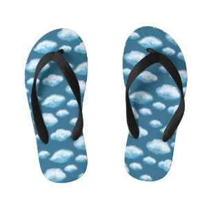 Zachte wolken kinder teenslippers