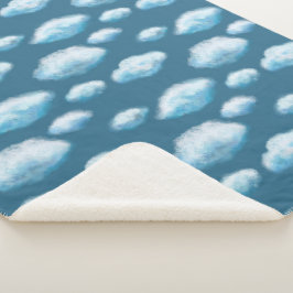 Zachte wolken sherpa deken